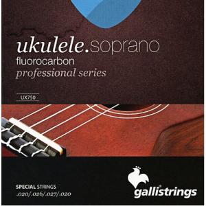 gallistrings UX750 ガリストリングス ウクレレ弦 ソプラノ FLUOROCARBON 1セット｜ishibashi