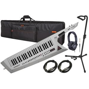 Roland ローランド / AX-EDGE W ホワイト(スタートセット)49鍵盤キーター(YRK)｜イシバシ楽器