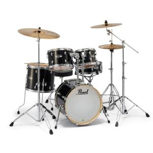 Pearl / EXX785/CN 31-ジェットブラック シンバル付きドラムフルセット ジュニアサイズ(お取り寄せ商品)｜ishibashi