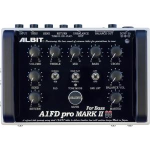 (在庫有り)(新製品)(ベース用プリアンプ) ALBIT / A1FD pro MARK II For Bass GUITAR PRE-AMP プリアンプ 日本製 Made in Japan