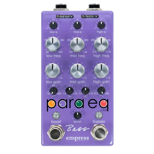 (ベース専用設計パラメトリックEQ＋ブースト) Empress Effects / Bass Par...