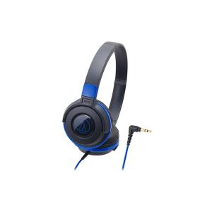 audio-technica オーディオテクニカ / ATH-S100 BBL(ブラックブルー) ポータブルヘッドホン(お取り寄せ商品)｜ishibashi