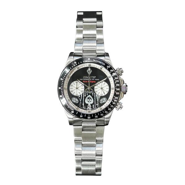 Zemaitis / ZWCHRONO25AE Aces &amp; Eights ゼマイティス 腕時計(世...