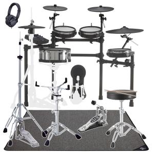 Roland / TD-27KV 推奨ドラムスタンドセット PEARLスターターパックとSELVAマットセット(YRK)