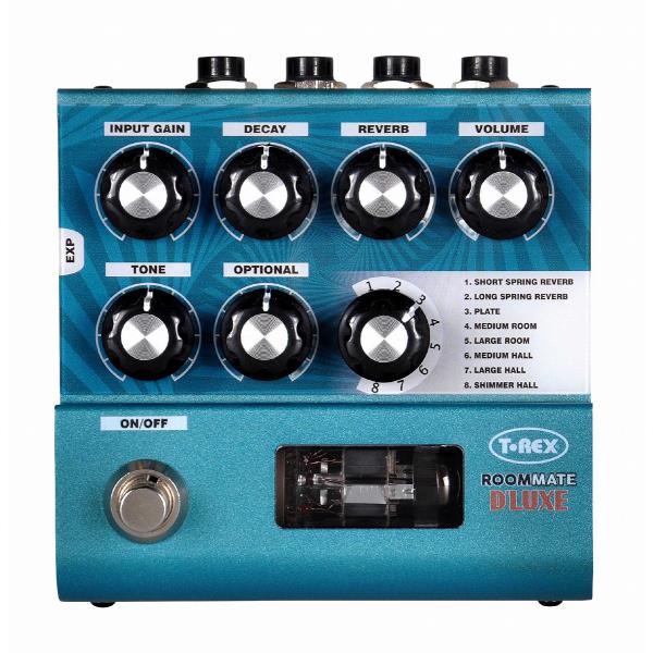(新製品) T-REX / ROOMMATE D'LUXE ステレオデジタルリバーブペダル リバーブ...