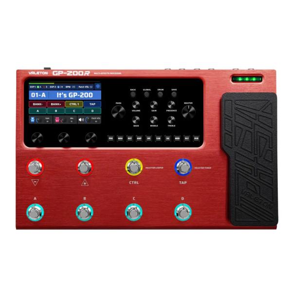 Valeton / GP-200R マルチエフェクター レッドバージョン ヴェイルトン (国内正規品...