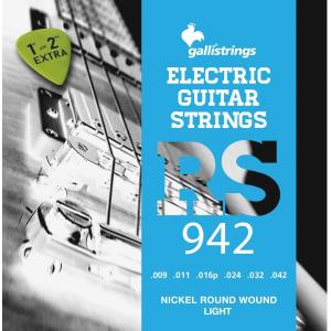Gallistrings / RS942 Light ライトゲージ・エレキギター弦 イタリア製 (ニッケルプレート仕様)
