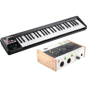 Roland / A-49 BK + Universal Audio / VOLT276 セット MIDIキーボード+ USBオーディオインターフェース DTMセット(YRK)｜ishibashi