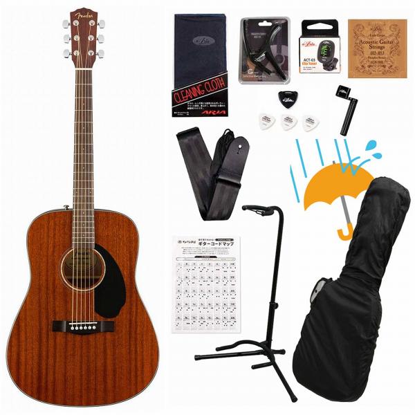 Fender / CD-60S All Mahogany Dreadnought Walnut Fi...