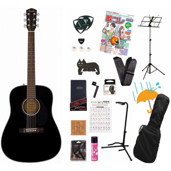 Fender Acoustic / CD-60S Dreadnought Walnut Finger...