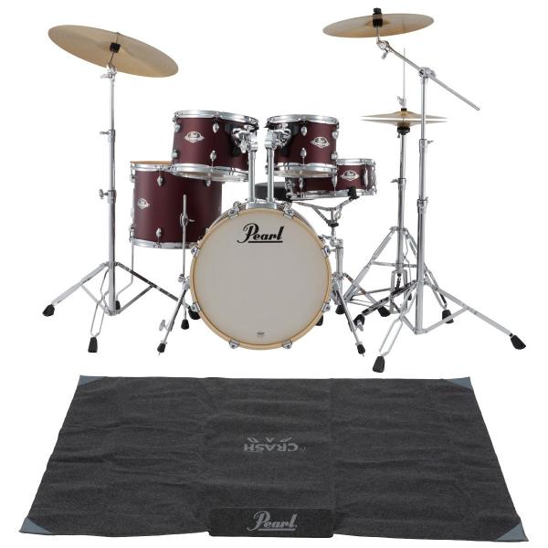 Pearl / EXX785N/C #864 サテンスカーレット コンパクトサイズ ドラムセット 純...