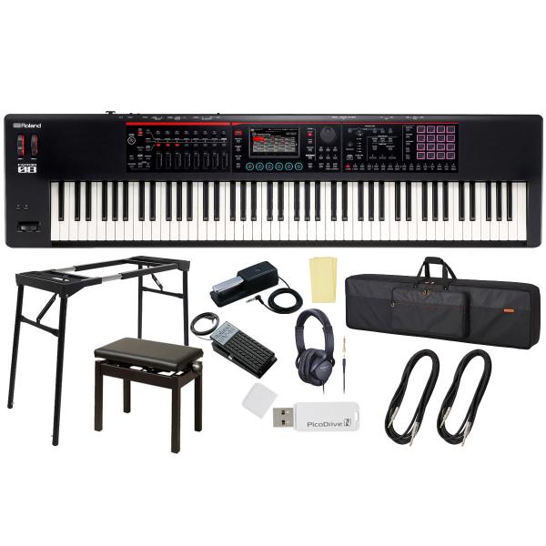Roland ローランド / FANTOM-08(コンプリートセット！)88鍵盤 多用途シンセサイザ...