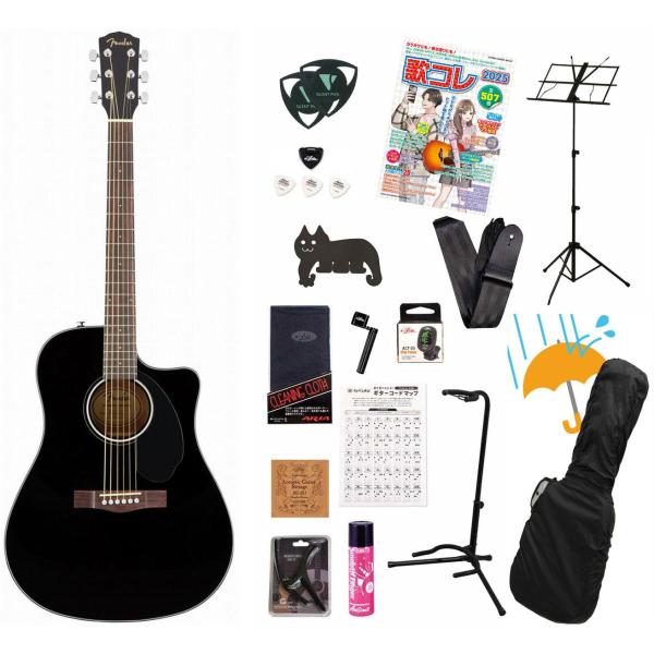 FENDER Acoustic / CD-60SCE Dreadnought Walnut Fing...