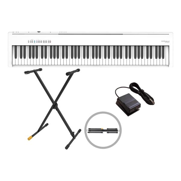 Roland ローランド / FP-30X WH 電子ピアノ 白/ホワイト(Xスタンド KS100B...