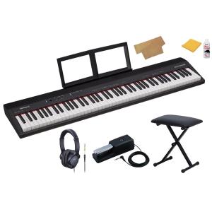 KORG 電子ピアノ B1 BK 88鍵 ブラック ダンパーペダル、譜面台