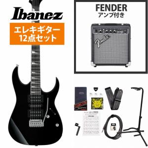 Ibanez / Gio Series GRG170DX Black Night (BKN) アイバニーズ FenderFrontman10Gアンプ付属エレキギター初心者セット｜ishibashi