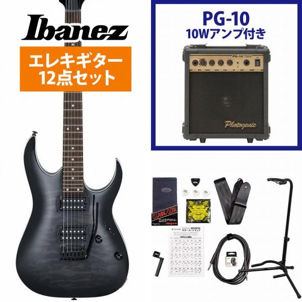 Ibanez / Gio GRGA120QA-TKS (Transparent Black Sunb...