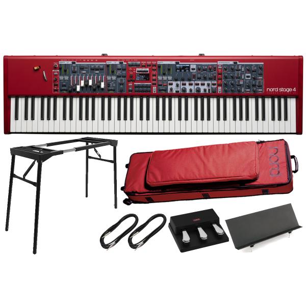 nord ノード / Nord Stage 4 88 [純正ケース＆3本ペダル、スタンドセット！] ...