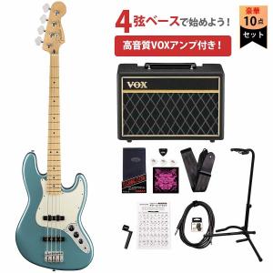 Fender / Player Series Jazz Bass Tidepool MapleVOXアンプ付属エレキベース初心者セット｜ishibashi