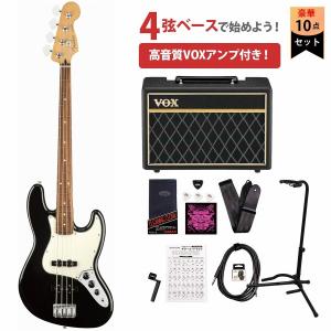 Fender / Player Series Jazz Bass Black Pau FerroVOXアンプ付属エレキベース初心者セット｜ishibashi