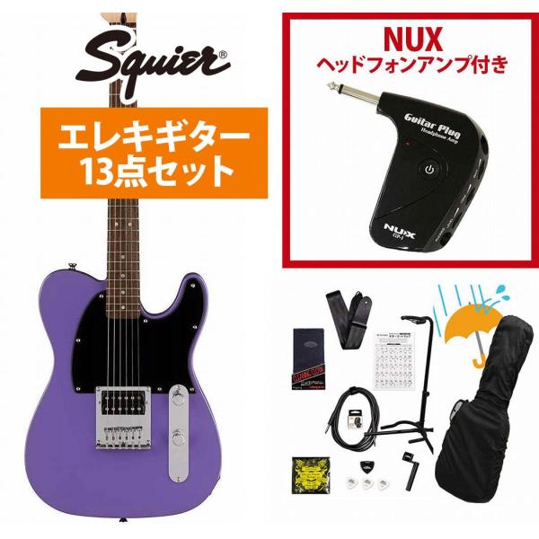 Squier by Fender / Sonic Esquire H Laurel FB BK PG...