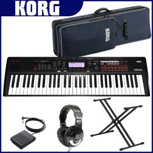シンセサイザー　KORG KROSS2-61 ブラック Amazon.com: Korg Kross 2 61-Key Performance Synthesizer