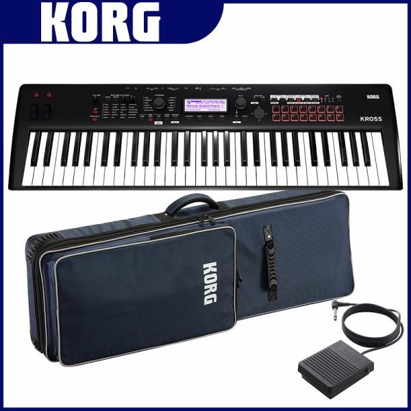KORG コルグ / KROSS2-61 MB ワークステーションシンセサイザー (ケース＆ペダルセ...