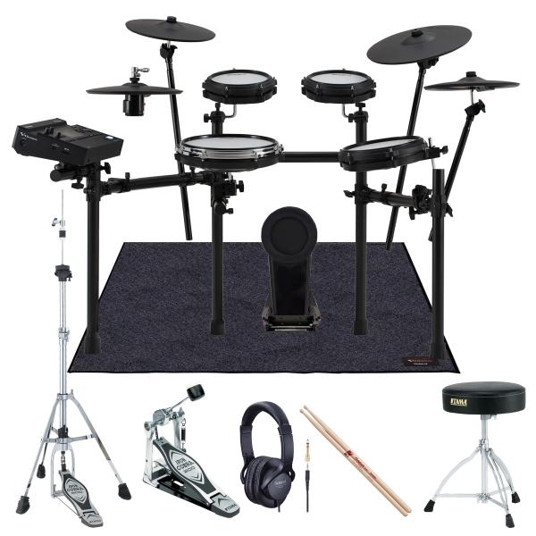Roland / TD316 TAMAシングルキックペダルと純正マットTDM-10を採用したフルセッ...