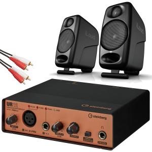 Steinberg / UR12 Black & Copper Model (UR12B) (IK Multimedia / iLoud Micro Monitor + RCAケーブル(3m))｜ishibashi