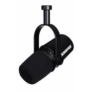 SHURE ブラック MV7 ポッドキャストマイクロホン シュア