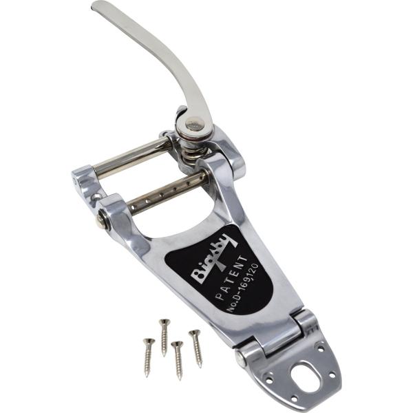Bigsby / Tailpiece B7 Polished Aluminum String-Thr...