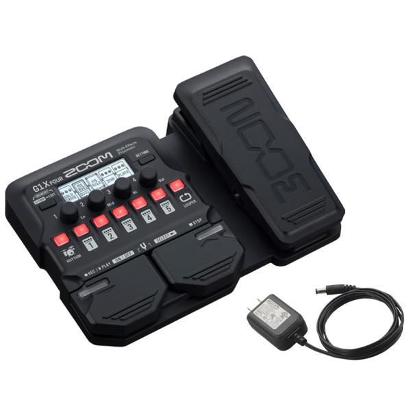 (無償オンラインユーザー登録で安心の3年間製品保証)ZOOM / G1X FOUR -純正ACアダプ...