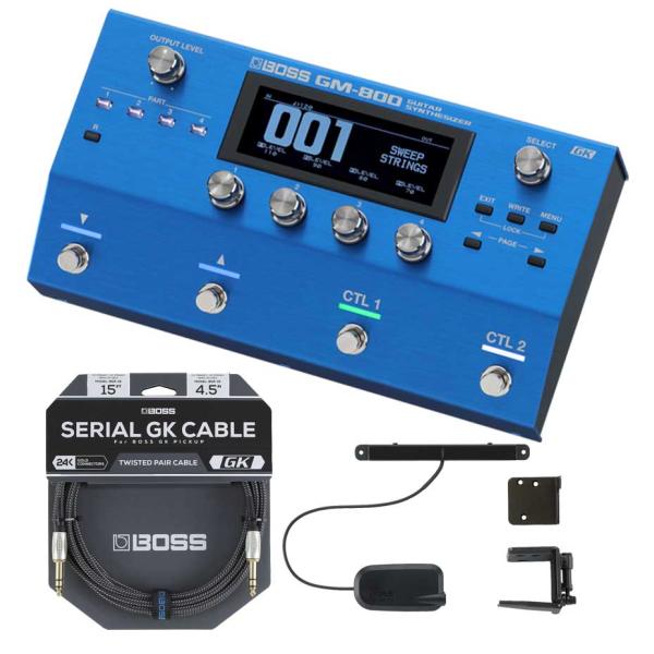 BOSS / GM-800 Guitar Synthesizer + GK-5Bピックアップ(ベース...