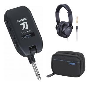 BOSS / KTN-GO2 KATANA:GO Personal Headphone Guitar Amplifier ボス ヘッドフォンアンプCB-KTNGO [専用ポーチ + Roland製ヘッドフォンセット](PTNB)
