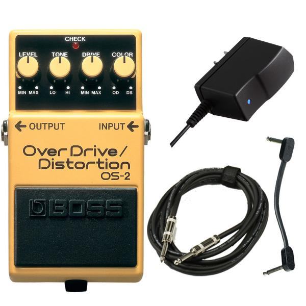 BOSS / OS-2 OverDrive/Distortion ACスタートセット 純正ACアダプ...