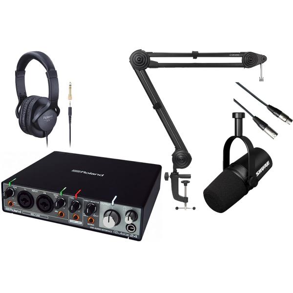 Roland ローランド / Rubix24 [MV7X スタジオマイクロフォン アームスタンドセッ...