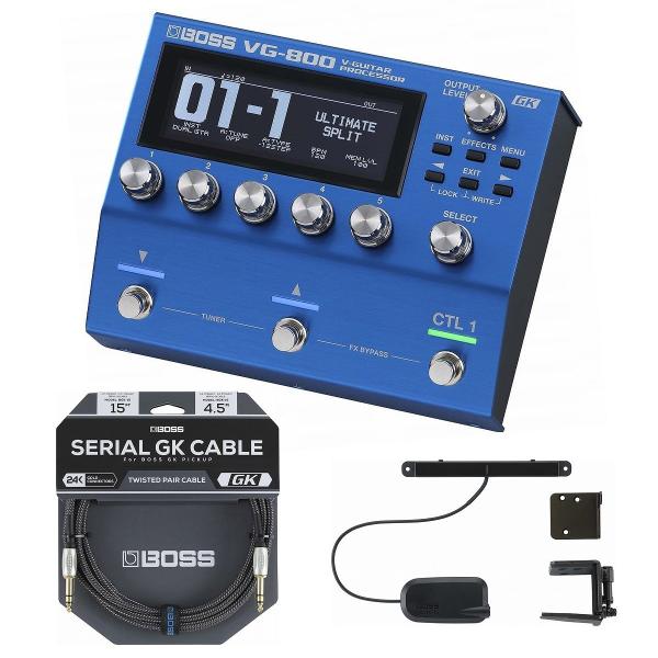 BOSS / VG-800 V-Guitar Processor + GK-5Bピックアップ(ベース...