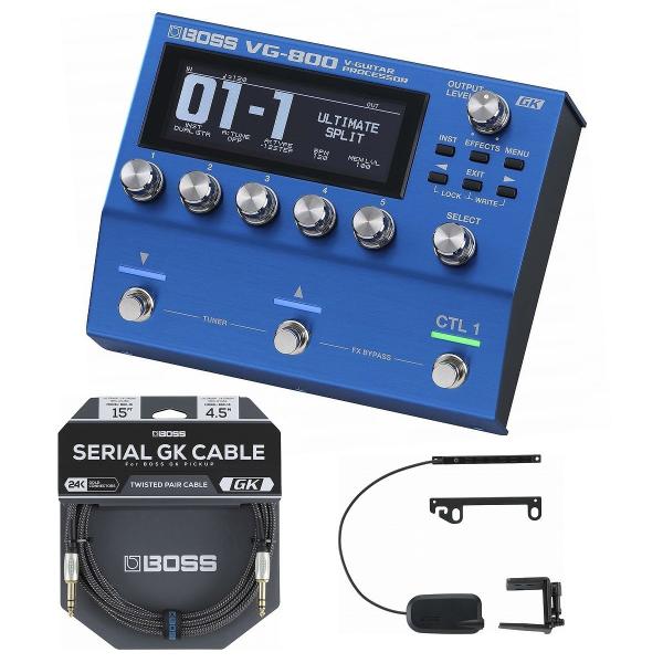 BOSS / VG-800 V-Guitar Processor + GK-5ピックアップ + BG...