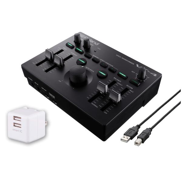 Roland / VT-4 基本セット -USB2ポートACアダプタ、USBケーブルセット-　限定特...