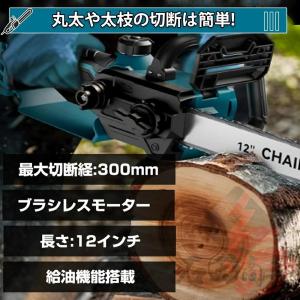 【2026新登場】チェーンソー 充電式 12イ...の詳細画像4