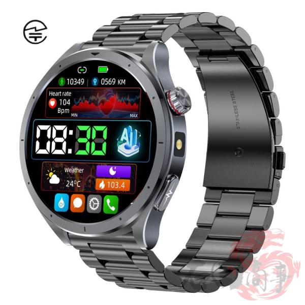 2026最新登場 スマートウォッチ IP68防水 bluetooth5.4 データ分析 軽量 24時...