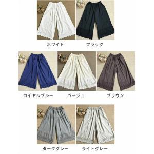 ペチパンツ ペチコート 綿麻インナー パンツ ...の詳細画像1