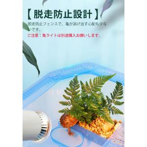 亀の水槽 亀ケージ カメ 飼育ケース 大きい ...の詳細画像4