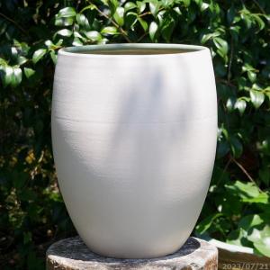 信楽焼 植木鉢 陶器 大型 生子懸崖鉢 15号（直径47.5cm 高さ42cm