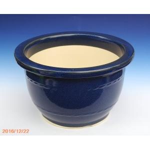 信楽焼 植木鉢 陶器 大型 生子輪型切高台鉢 ...の詳細画像1