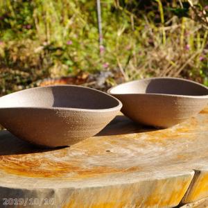 信楽焼 植木鉢 陶器 黒泥 手びねり鉢ミニ（6） 3号 【黒炭化焼】【山