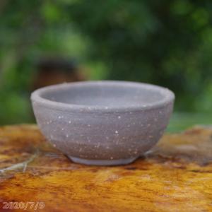 アウトレット(No.3597) 信楽焼 植木鉢 陶器 窯肌浅鉢 4号(外径13