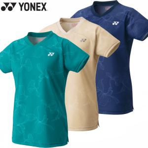 【NEW/数量限定/即日発送】YONEX ヨネックス ウィメンズゲームシャツ (20732) バドミントン Tシャツ 半袖 トップス ユニフォーム レディース ベリークール｜ishidasp