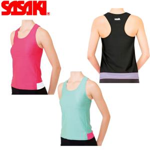 SASAKI ササキスポーツ Yバックトップ ルーズFIT・カップポケット付き