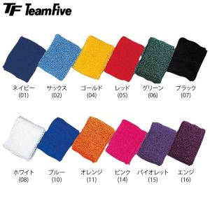 TeamFive チームファイブ プチリスト 縦5cm×横8cm (AWB-00) バスケ バスケット リストバンド 汗拭き 手首 リスト タオル